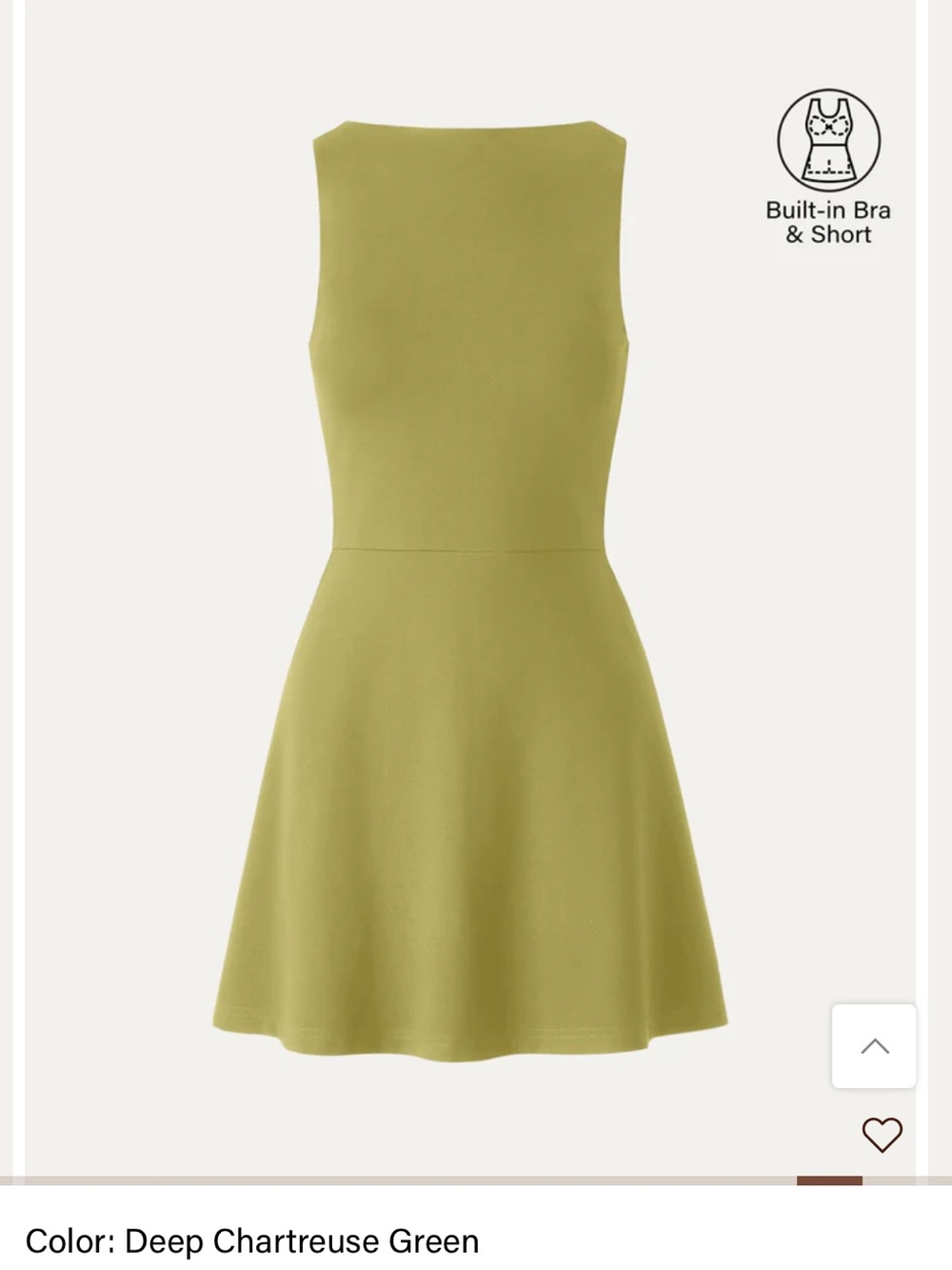 OGL Chartreuse Active Dress